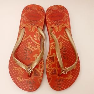 Havaianas Flower Flip Flops